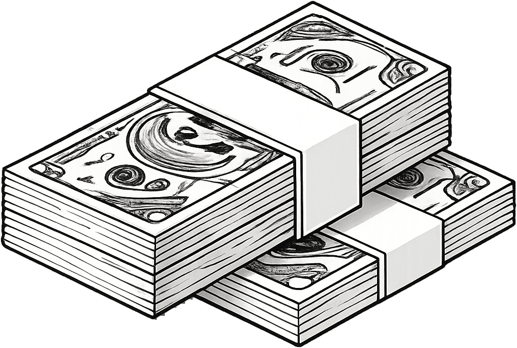 Stack of cash